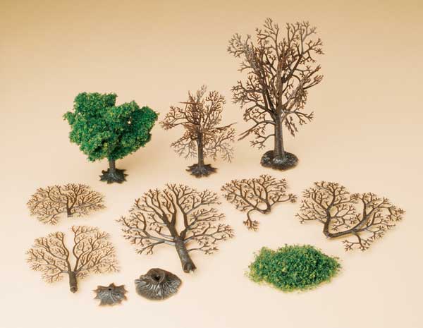 8 deciduous trees Kit.<br /><a href='images/pictures/Auhagen/70927.jpg' target='_blank'>Full size image</a>